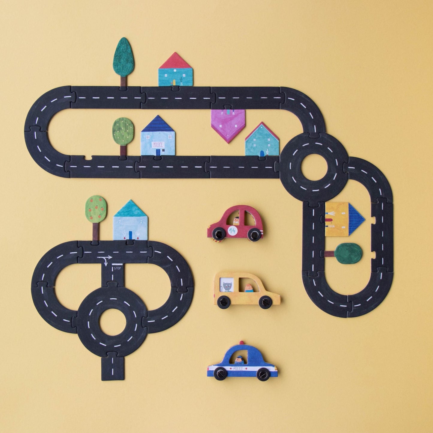 Londji Roads: construction and design game